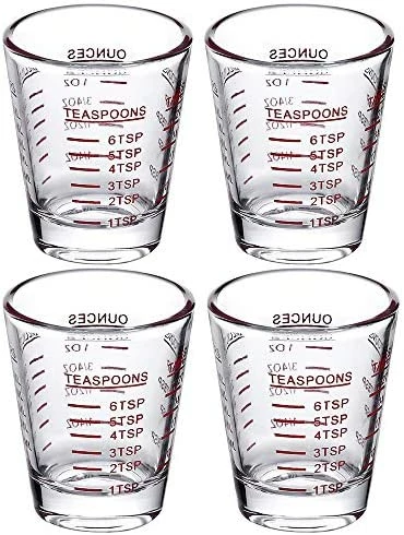 Wholesale π BCnmviku Espresso Shot Glasses Measuring Cup Liquid Heavy Glass For Baristas 2oz For Single Shot Of Ristrettos (2 Pack) 2 Pack-red π 8 Wholesale π BCnmviku Espresso Shot Glasses Measuring Cup Liquid Heavy Glass For Baristas 2oz For Single Shot Of Ristrettos (2 Pack) 2 Pack-red π - Image 6