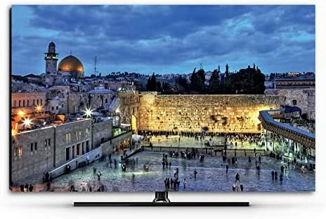 Brand new π CREATIVITY Shabbat TV Cover - Jerusalem - Soft Polyester Fabric High Definition Printing (65 Inch, Jerusalem The Kotel) βοΈ 16 Brand new π CREATIVITY Shabbat TV Cover - Jerusalem - Soft Polyester Fabric High Definition Printing (65 Inch, Jerusalem The Kotel) βοΈ - Image 14