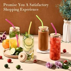 Top 10 π― AJARAERA 20 Oz Glass Cups With Lids And Straws,Beer Can Glasses,Drinking Glasses, Iced Coffee Cup,Can Shaped Glass Cups Of 12 𧨠11 Top 10 π― AJARAERA 20 Oz Glass Cups With Lids And Straws,Beer Can Glasses,Drinking Glasses, Iced Coffee Cup,Can Shaped Glass Cups Of 12 𧨠-Goblets & Chalices Sales Store 51jniDXElAL