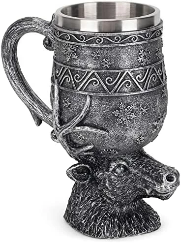 Wholesale π Cottage Garden Dragon Antique Silver 14 Ounce Stainless Steel Insert Goblet Chalice Mu βοΈ 8 Wholesale π Cottage Garden Dragon Antique Silver 14 Ounce Stainless Steel Insert Goblet Chalice Mu βοΈ - Image 6