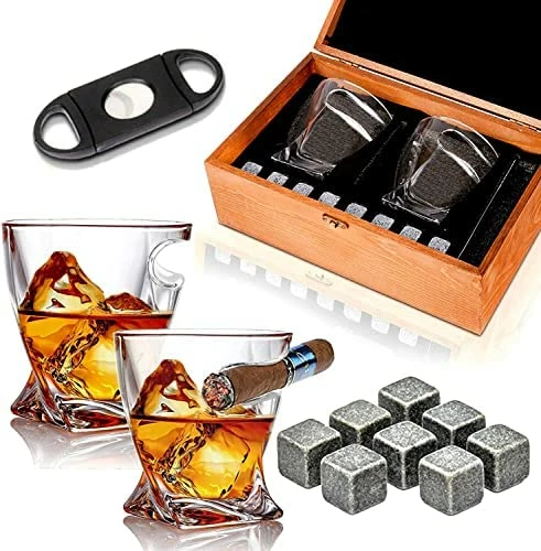 Brand new π Whiskey Cigar Glasses With Side Mounted Cigar Holder, 10 Oz + Whisky Chilling Stones And Accessories In Wooden Box - Scotch Bourbon Set For Dad, Husband, Fathers Day, π₯³ Birthday π 8 Brand new π Whiskey Cigar Glasses With Side Mounted Cigar Holder, 10 Oz + Whisky Chilling Stones And Accessories In Wooden Box - Scotch Bourbon Set For Dad, Husband, Fathers Day, π₯³ Birthday π - Image 6