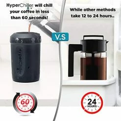 Coupon π₯° HyperChiller HC2CB Patented Iced Coffee/Beverage Cooler, NEW, IMPROVED,STRONGER AND MORE DURABLE! Ready In One Minute, Reusable For Iced Tea, Wine, Spirits, Alcohol, Juice, 12.5 Oz, Charcoal Black π 11 Coupon π₯° HyperChiller HC2CB Patented Iced Coffee/Beverage Cooler, NEW, IMPROVED,STRONGER AND MORE DURABLE! Ready In One Minute, Reusable For Iced Tea, Wine, Spirits, Alcohol, Juice, 12.5 Oz, Charcoal Black π -Goblets & Chalices Sales Store 51oJnrVGyML