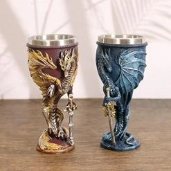 Outlet π― OTARTU Medieval Flame Dragon Chalice Goblet,Dungeons & Dragons Game Gift 7 Oz β 13 Outlet π― OTARTU Medieval Flame Dragon Chalice Goblet,Dungeons & Dragons Game Gift 7 Oz β -Goblets & Chalices Sales Store 51oLDLXuWkL