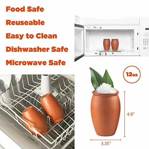 Best reviews of π CANTAREY 12oz Cantaritos De Barro - Set Of 6 Cocktail Glasses For Tequila, Margaritas, Mojitos And More - Taco Tuesday Cocktail Cups - Mexican Fiesta Jarritos De Barro Mexicanos βοΈ 4 Best reviews of π CANTAREY 12oz Cantaritos De Barro - Set Of 6 Cocktail Glasses For Tequila, Margaritas, Mojitos And More - Taco Tuesday Cocktail Cups - Mexican Fiesta Jarritos De Barro Mexicanos βοΈ - Image 2