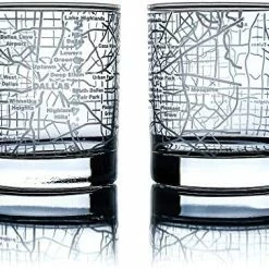 Discount 🛒 Greenline Goods Whiskey Glasses - 10 Oz Tumbler Gift Set For Philadelphia Lovers, Etched With Philadelphia Map | Old Fashioned Rocks Glass - Set Of 2 🧨 -Goblets & Chalices Sales Store 51prf0KM6pL. AC