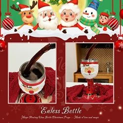 Top 10 🌟 Welfut New 🔔 Christmas Edition Endless Chalice -- The Endless Pouring Wine Bottle That Floats In The Air! Never Ending Wine Bottle Magic Tricks 🔔 Christmas Decorations Indoor Home Decor 🔔 Christmas-black 😍 -Goblets & Chalices Sales Store 51tXQGaLSHL