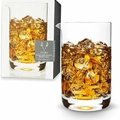 Flash Sale 😀 Viski Cocktail Mixing Glass 17 Oz. Crystal Pitcher Thick Base Design Bartending Glasses - Barware Essentials Crystal Mixing Glass - 27 Oz 😍 -Goblets & Chalices Sales Store 51wtk408FkS. AC