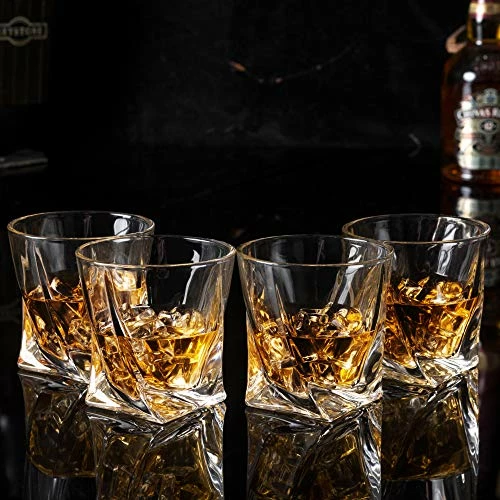 Brand new π― KANARS Whiskey Glasses Set Of 4, 10 Oz Twisted Old Fashioned Lowball Bar Tumblers In Gift Box, Crystal Rocks Glass For Bourbon Scotch Cocktail Whisky Vodka, Rock Barware For Men Dad Gift π 8 Brand new π― KANARS Whiskey Glasses Set Of 4, 10 Oz Twisted Old Fashioned Lowball Bar Tumblers In Gift Box, Crystal Rocks Glass For Bourbon Scotch Cocktail Whisky Vodka, Rock Barware For Men Dad Gift π - Image 6