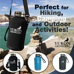 Flash Sale π Yukon Growlers Insulated Beer Growler β Keeps Beer Cold And Carbonated For 24+ Hours β Keeps Drinks Hot For 12 Hours β Stainless Steel Water Bottle With Carrying Case And Improved Lid β 64 Oz β€οΈ 12 Flash Sale π Yukon Growlers Insulated Beer Growler β Keeps Beer Cold And Carbonated For 24+ Hours β Keeps Drinks Hot For 12 Hours β Stainless Steel Water Bottle With Carrying Case And Improved Lid β 64 Oz β€οΈ -Goblets & Chalices Sales Store 51xM5JqVL2L