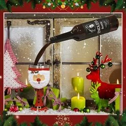 Top 10 🌟 Welfut New 🔔 Christmas Edition Endless Chalice -- The Endless Pouring Wine Bottle That Floats In The Air! Never Ending Wine Bottle Magic Tricks 🔔 Christmas Decorations Indoor Home Decor 🔔 Christmas-black 😍 -Goblets & Chalices Sales Store 611J4W9 gdL. AC
